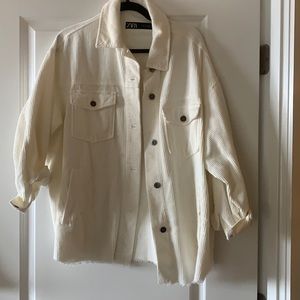 Zara Corduroy Oversized Shacket